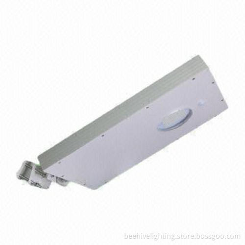 Easy to install, all in one solar street light with motion sensor, 15W power with lithium battery
